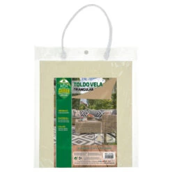 Aktive Garden Store D'ombrage Triangulaire Couleur Crème -Camping Soldes Magasin aktive garden store dombrage triangulaire couleur creme 3