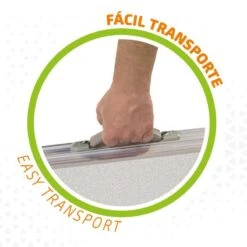 AKTIVE - Table Pliante Avec 2 Tabourets Et Poignée De Transpor, Gris 8 AKTIVE - Table Pliante Avec 2 Tabourets Et Poignée De Transpor, Gris -Camping Soldes Magasin aktive table pliante avec 2 tabourets et poignee de transpor gris 2