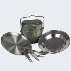 Batterie De Cuisine De Camping, Assiette Plate & Creuse Et Couverts Set 11 Batterie De Cuisine De Camping, Assiette Plate & Creuse Et Couverts Set -Camping Soldes Magasin batterie de cuisine de camping assiette plate and creuse et couverts set 2