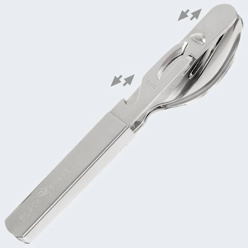 Batterie De Cuisine De Camping, Assiette Plate & Creuse Et Couverts Set 6 Batterie De Cuisine De Camping, Assiette Plate & Creuse Et Couverts Set – Image 4