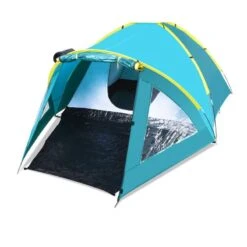 Bestway Pavillo Active Mount 3 Tente (210 + 140) X 240 X 130 Cm -Camping Soldes Magasin bestway pavillo active mount 3 tente 210 140 x 240 x 130 cm 3
