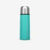 Quechua Bouteille Isotherme Inox 0,4L Avec Gobelet Pour La Randonnée - Turquoise -Camping Soldes Magasin bouteille isotherme inox 04l avec gobelet pour la randonnee turquoise