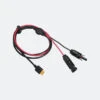Câble Pour Panneau Solaire MC4 Vers XT60i - Longueur 2,5m - Ecoflow - Camping -Camping Soldes Magasin cable pour panneau solaire mc4 vers xt60i longueur 25m ecoflow camping