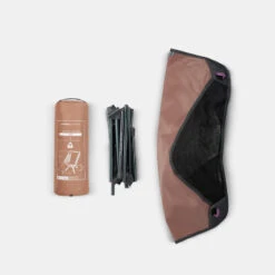 Quechua CHAISE BASSE PLIANTE DE CAMPING MH500 MARRON -Camping Soldes Magasin chaise basse pliante de camping mh500 marron 2