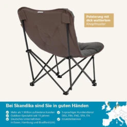 Chaise De Camping Pliante - Mala - Sac De Transport - Rembourrée - Max. 135 Kg -Camping Soldes Magasin chaise de camping pliante mala sac de transport rembourree max 135 kg 5