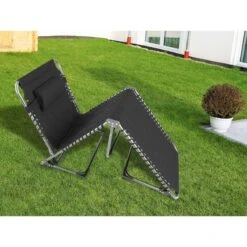 Chaise Longue Torget - Transat - Bain De Soleil 190x60x30 Cm - 150 Kg - Pliable -Camping Soldes Magasin chaise longue torget transat bain de soleil 190x60x30 cm 150 kg pliable 3