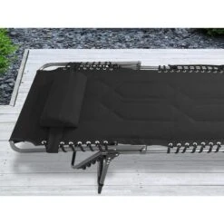 Chaise Longue Torget - Transat - Bain De Soleil 190x60x30 Cm - 150 Kg - Pliable -Camping Soldes Magasin chaise longue torget transat bain de soleil 190x60x30 cm 150 kg pliable 5