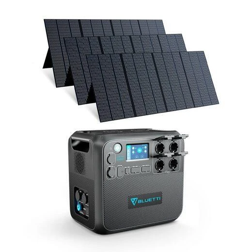 Générateur Solaire BLUETTI AC200MAX+3 PV350 Panneaux Solaires Pour Le Voyage 3 Générateur Solaire BLUETTI AC200MAX+3 PV350 Panneaux Solaires Pour Le Voyage