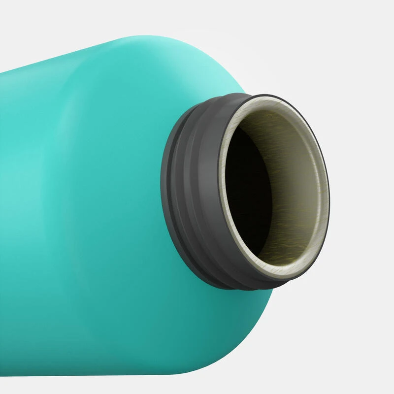 Quechua Gourde Alu 1L Avec Bouchon à Ouverture Rapide Pour La Randonnée - Vert 11 Quechua Gourde Alu 1L Avec Bouchon à Ouverture Rapide Pour La Randonnée - Vert – Image 9