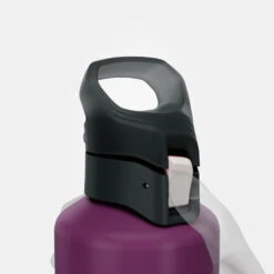 Quechua Gourde Alu 1L Avec Bouchon à Ouverture Rapide Pour La Randonnée - Violet -Camping Soldes Magasin gourde alu 1l avec bouchon a ouverture rapide pour la randonnee violet 5