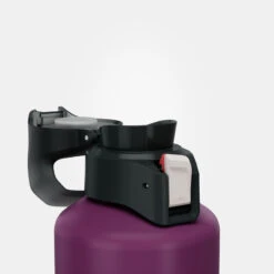 Quechua Gourde Alu 1L Avec Bouchon à Ouverture Rapide Pour La Randonnée - Violet -Camping Soldes Magasin gourde alu 1l avec bouchon a ouverture rapide pour la randonnee violet 6