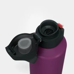 Quechua Gourde Alu 1L Avec Bouchon à Ouverture Rapide Pour La Randonnée - Violet -Camping Soldes Magasin gourde alu 1l avec bouchon a ouverture rapide pour la randonnee violet 7
