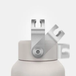 Quechua Gourde Inox 0,6L Avec Bouchon à Vis Pour La Randonnée - Blanc -Camping Soldes Magasin gourde inox 06l avec bouchon a vis pour la randonnee blanc 4