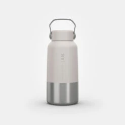 Quechua Gourde Inox 0,6L Avec Bouchon à Vis Pour La Randonnée - Blanc -Camping Soldes Magasin gourde inox 06l avec bouchon a vis pour la randonnee blanc 9