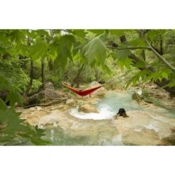 TICKET TO THE MOON Hamac King Size Bordeaux / Jaune -Camping Soldes Magasin hamac king size bordeaux jaune 2