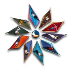 TICKET TO THE MOON Hamac Original Bleu / Turquoise 10 TICKET TO THE MOON Hamac Original Bleu / Turquoise -Camping Soldes Magasin hamac original bleu turquoise 3