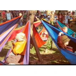 TICKET TO THE MOON Hamac TTTM Compact Jaune Foncé -Camping Soldes Magasin hamac tttm compact jaune fonce 4