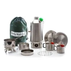 Kelly Kettle Kit 'Base Camp' Ultime - Acier Inoxydable NOUVEAU -Camping Soldes Magasin kelly kettle kit base camp ultime acier inoxydable nouveau 3