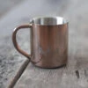 Lemmel Mug Isolé à Double Paroi - Acier Inoxydable/Cuivre - Logo Lemmel -Camping Soldes Magasin lemmel mug isole a double paroi acier inoxydablecuivre logo lemmel
