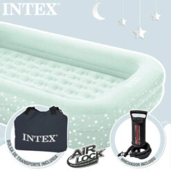 Matelas Gonflable - Intex Kidz - Matelas Gonflable Pour Enfants - 1 Personne -Camping Soldes Magasin matelas gonflable intex kidz matelas gonflable pour enfants 1 personne 1