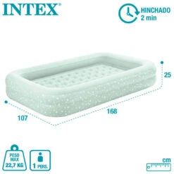 Matelas Gonflable - Intex Kidz - Matelas Gonflable Pour Enfants - 1 Personne -Camping Soldes Magasin matelas gonflable intex kidz matelas gonflable pour enfants 1 personne 2