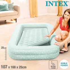 Matelas Gonflable - Intex Kidz - Matelas Gonflable Pour Enfants - 1 Personne -Camping Soldes Magasin matelas gonflable intex kidz matelas gonflable pour enfants 1 personne 4