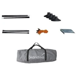 Paravent De Camping Bora - Brise-Vue - 6,0 X 1,4 M - Résistant Au Vent - Gris -Camping Soldes Magasin paravent de camping bora brise vue 60 x 14 m resistant au vent gris 6