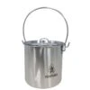 Pathfinder Pot En Acier Inoxydable Avec Couvercle (1,9 L) -Camping Soldes Magasin pathfinder pot en acier inoxydable avec couvercle 19 l
