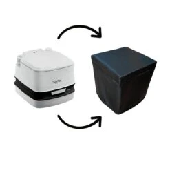 Porta Potti 335 Et Dometic 9L 972 Housse De Poterie En Simili-cuir Noir -Camping Soldes Magasin porta potti 335 et dometic 9l 972 housse de poterie en simili cuir noir 1