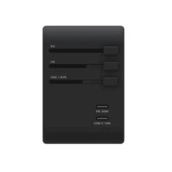 Prise Mondiale Universelle RollingSQUARE Avec 2 USB-C Et 3 USB-A -Camping Soldes Magasin prise mondiale universelle rollingsquare avec 2 usb c et 3 usb a 2