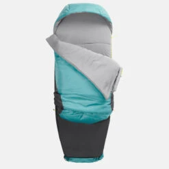 Quechua SAC DE COUCHAGE ENFANT 2 EN 1 - SLEEPIN BED JUNIOR 10°C BLEU -Camping Soldes Magasin sac de couchage enfant 2 en 1 sleepin bed junior 10c bleu 3