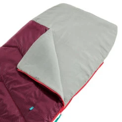 Quechua SAC DE COUCHAGE ENFANT MH100 10°C - PRUNE -Camping Soldes Magasin sac de couchage enfant mh100 10c prune 7