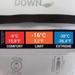 Simond Sac De Couchage MAKALU II Light -9° Taille XL -Camping Soldes Magasin sac de couchage makalu ii light 9 taille xl 6