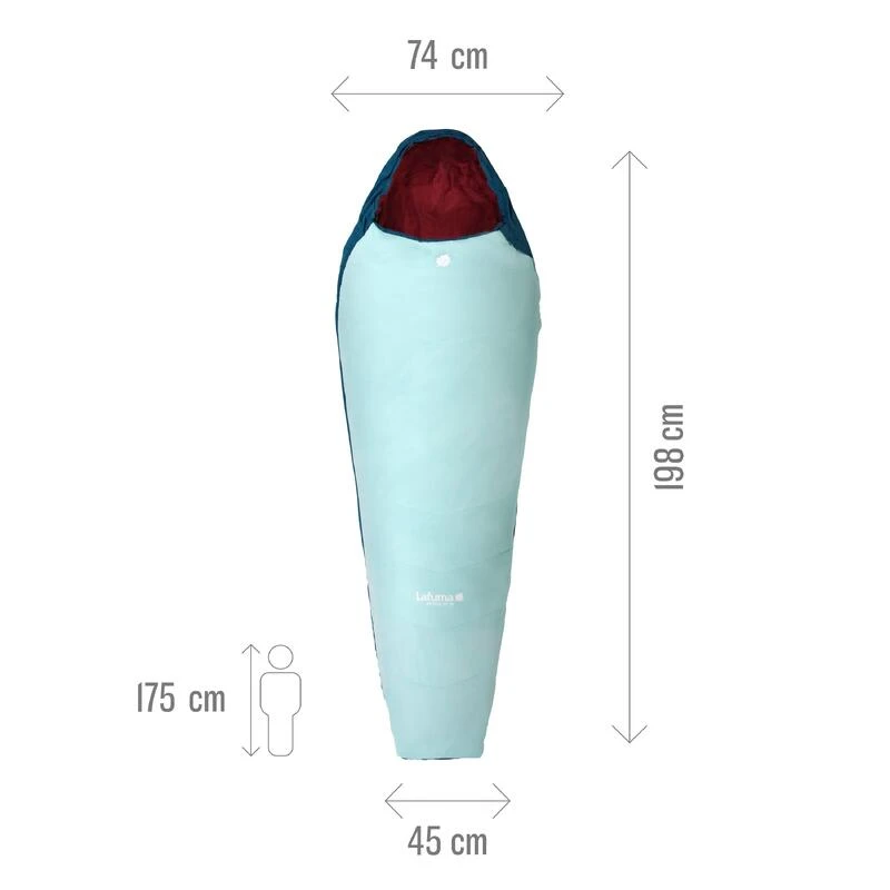 Lafuma Sac De Couchage Trekking Femme ACTIVE 10 Droit 5 Lafuma Sac De Couchage Trekking Femme ACTIVE 10 Droit – Image 4