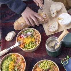 Set Complet Opinel Picnic+ - Opinel N°8 + Embouts Cuillère Et Fourchette -Camping Soldes Magasin set complet opinel picnic opinel n8 embouts cuillere et fourchette 4