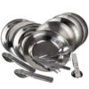 Set Couverts De Camping Et Assiette Creuse & Plate | 4 Personnes -Camping Soldes Magasin set couverts de camping et assiette creuse and plate 4 personnes