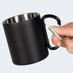 Set De Couverts De Camping & Tasse Thermique à Mousqueton | 4 Personnes -Camping Soldes Magasin set de couverts de camping and tasse thermique a mousqueton 4 personnes 4
