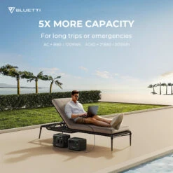Station Électrique Portable BLUETTI AC60+B80+PV200,IP65 Générateur Solaire -Camping Soldes Magasin station electrique portable bluetti ac60b80pv200ip65 generateur solaire 4