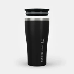 Quechua Tasse / Verre MH500 Isotherme (double Paroi Inox) Camp Du Randonneur 0,5L Noir -Camping Soldes Magasin tasse verre mh500 isotherme double paroi inox camp du randonneur 05l noir 7