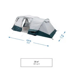 Quechua Tente à Arceaux De Camping - Arpenaz 6.3 F&B - 6 Personnes - 3 Chambres 14 Quechua Tente à Arceaux De Camping - Arpenaz 6.3 F&B - 6 Personnes - 3 Chambres -Camping Soldes Magasin tente a arceaux de camping arpenaz 63 f and b 6 personnes 3 chambres 2