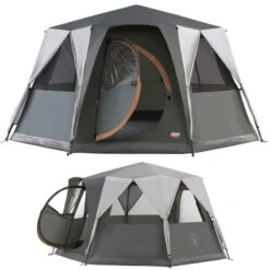 Tente Coleman 8 Personnes Octagon Gris 10 Tente Coleman 8 Personnes Octagon Gris -Camping Soldes Magasin tente coleman 8 personnes octagon gris 1