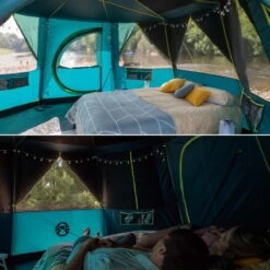 Tente Coleman Octagon Blackout 8 -Camping Soldes Magasin tente coleman octagon blackout 8 4