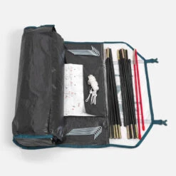 Quechua Tente De Camping - MH100 - 3 Places - Fresh & Black -Camping Soldes Magasin tente de camping mh100 3 places fresh and black 3