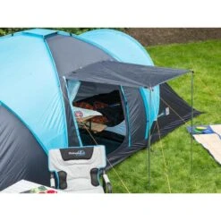 Tente Dôme Familiale Hammerfest 6 Protect - Sol Cousu - 6 Personnes - 2 Cabines -Camping Soldes Magasin tente dome familiale hammerfest 6 protect sol cousu 6 personnes 2 cabines 2