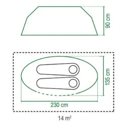 Coleman Tente Galiano Bleue - 2 Personnes -Camping Soldes Magasin tente galiano bleue 2 personnes 5