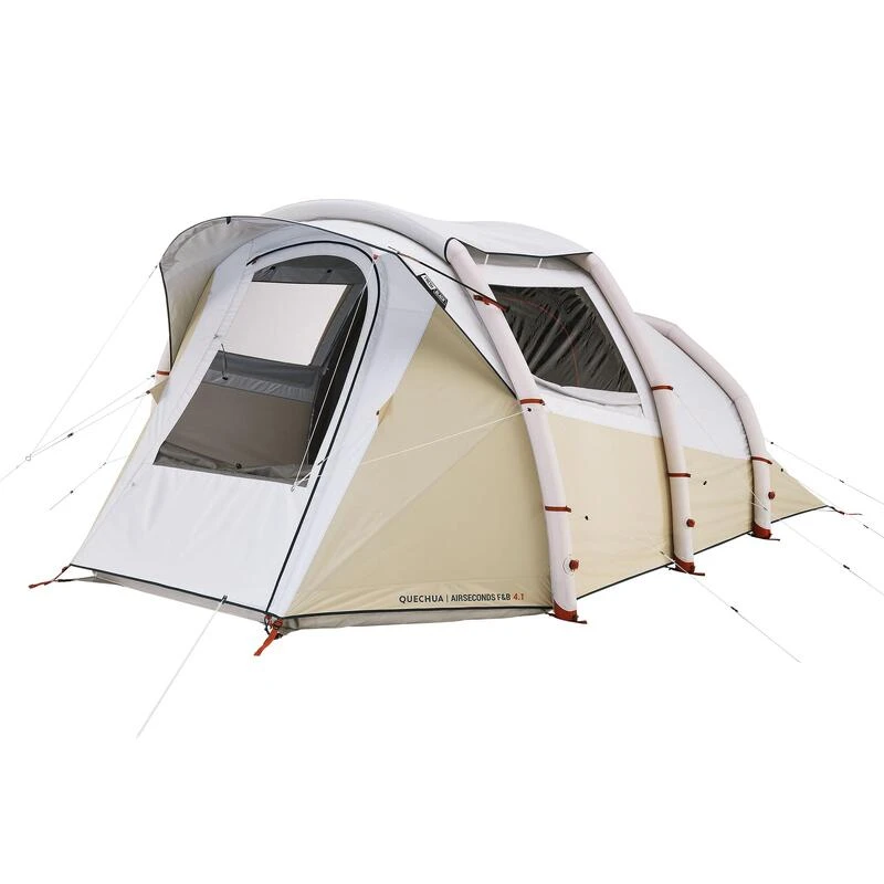 Quechua Tente Gonflable De Camping - Air Seconds 4.1 F&B - 4 Personnes - 1 Chambre 5 Quechua Tente Gonflable De Camping - Air Seconds 4.1 F&B - 4 Personnes - 1 Chambre – Image 3