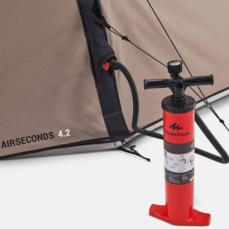 Quechua Tente Gonflable De Camping - AirSeconds 4.2 Polycoton - 4 Personnes - 2 Chambres 8 Quechua Tente Gonflable De Camping - AirSeconds 4.2 Polycoton - 4 Personnes - 2 Chambres – Image 6