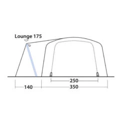 Tente Gonflable Outwell Oakdale 5PA -Camping Soldes Magasin tente gonflable outwell oakdale 5pa 4