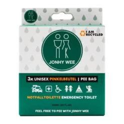 Toilette D'urgence Jonhy Wee, 3 Pièces -Camping Soldes Magasin toilette durgence jonhy wee 3 pieces 1