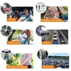 Toilette D'urgence Jonhy Wee, 3 Pièces -Camping Soldes Magasin toilette durgence jonhy wee 3 pieces 6